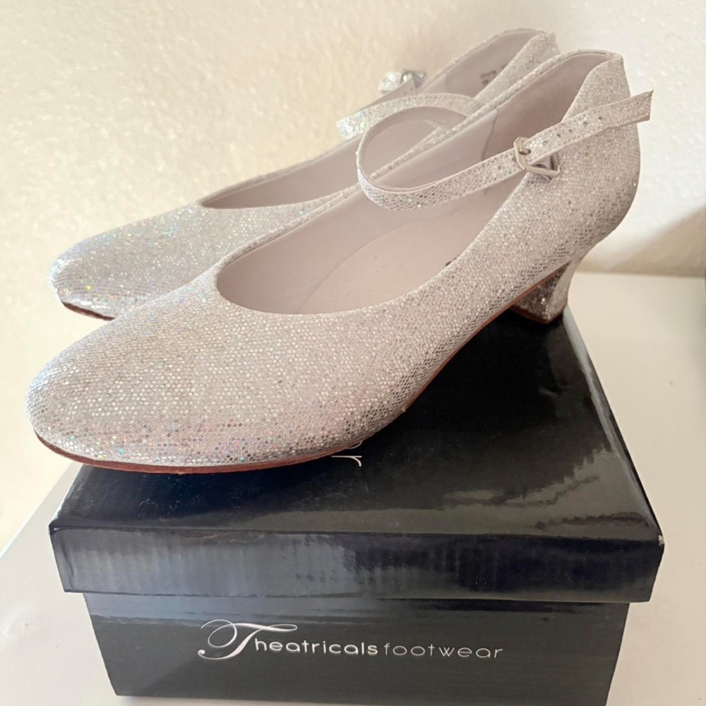 Women's Silver Glitter Shoes